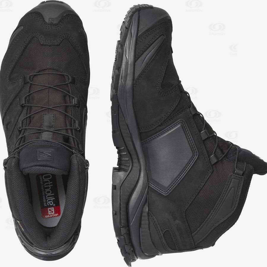 Pánské Taktické Boty Salomon XA FORCES MID GORE-TEX EN Černé | CZ-N2408