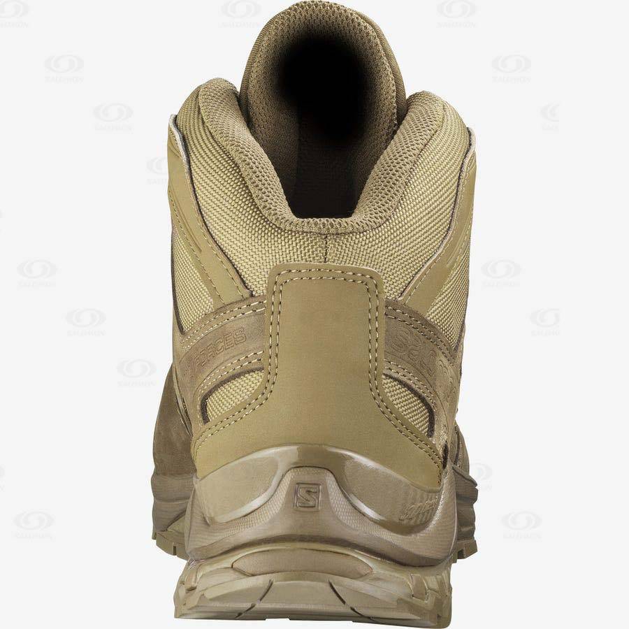 Pánské Taktické Boty Salomon XA FORCES MID Hnědé | CZ-W3950