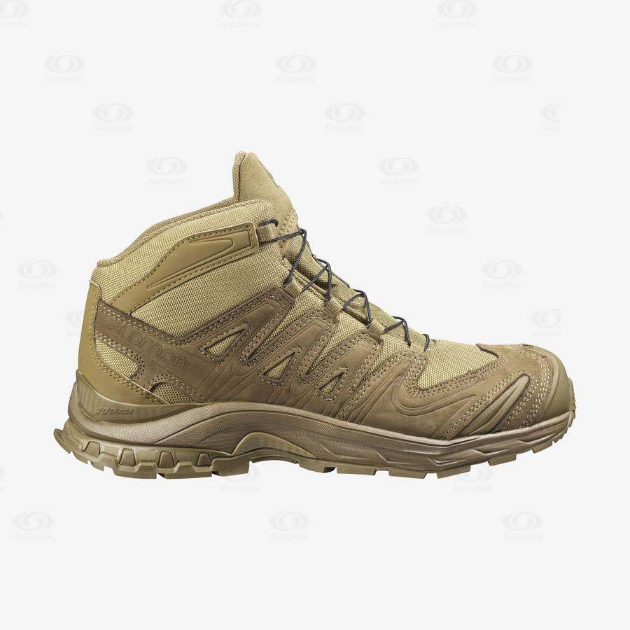 Pánské Taktické Boty Salomon XA FORCES MID Hnědé | CZ-W3950