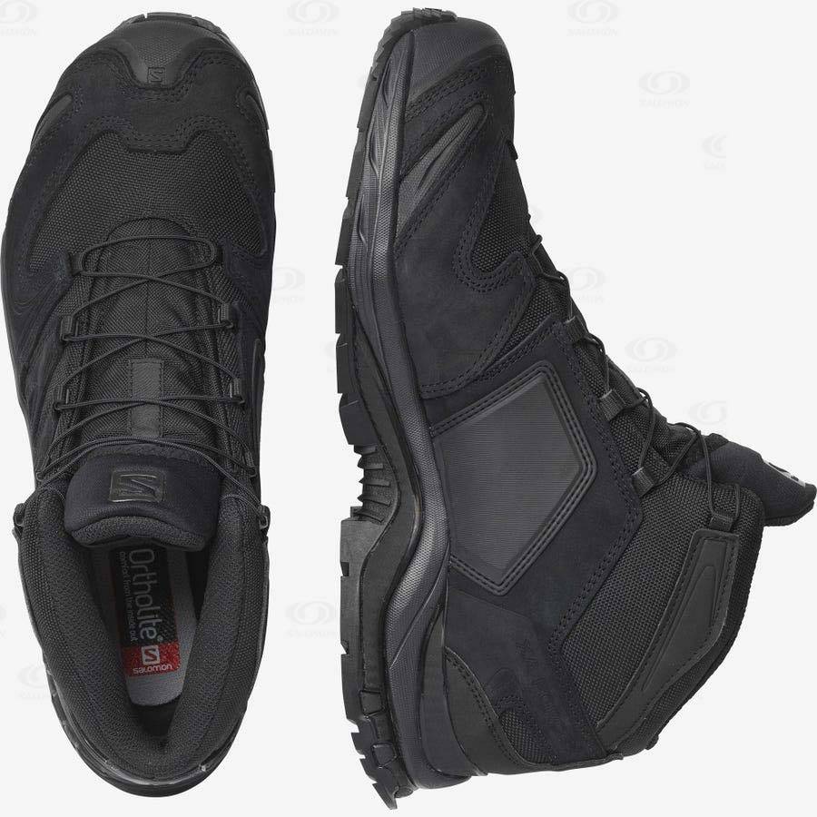 Pánské Taktické Boty Salomon XA FORCES MID EN Černé | CZ-wO1845
