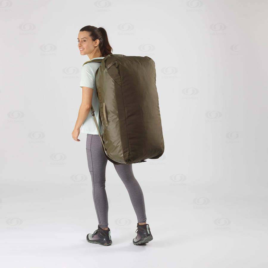 Pánské Tašky Salomon OUTLIFE DUFFEL 100 Olivy Zelené | CZ-A1374