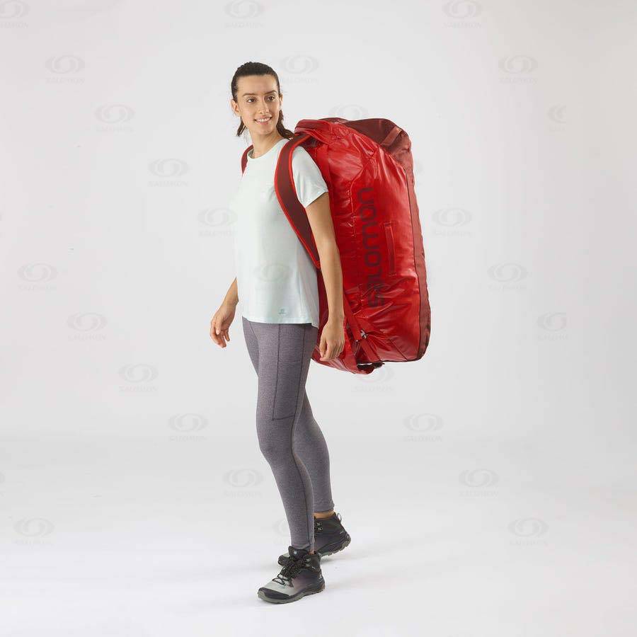 Pánské Tašky Salomon OUTLIFE DUFFEL 100 Červené | CZ-O2561