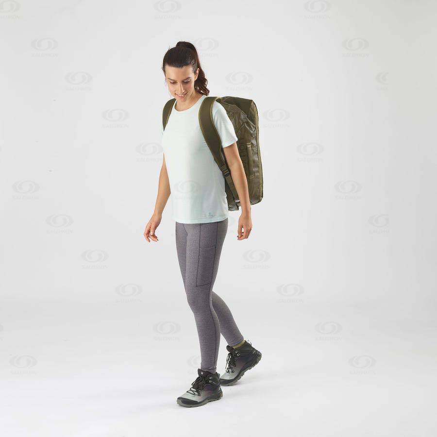Pánské Tašky Salomon OUTLIFE DUFFEL 25 Olivy Zelené | CZ-O1061