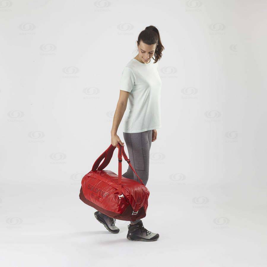 Pánské Tašky Salomon OUTLIFE DUFFEL 45 Červené | CZ-O2405