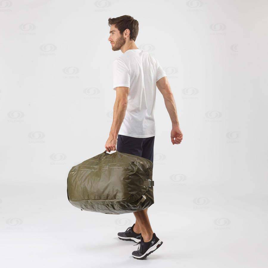 Pánské Tašky Salomon OUTLIFE DUFFEL 70 Zelene | CZ-O1364