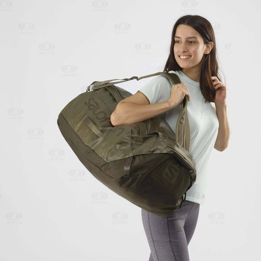 Pánské Tašky Salomon OUTLIFE DUFFEL 70 Zelene | CZ-O1364