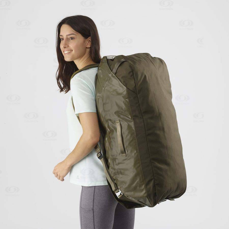 Pánské Tašky Salomon OUTLIFE DUFFEL 70 Zelene | CZ-O1364