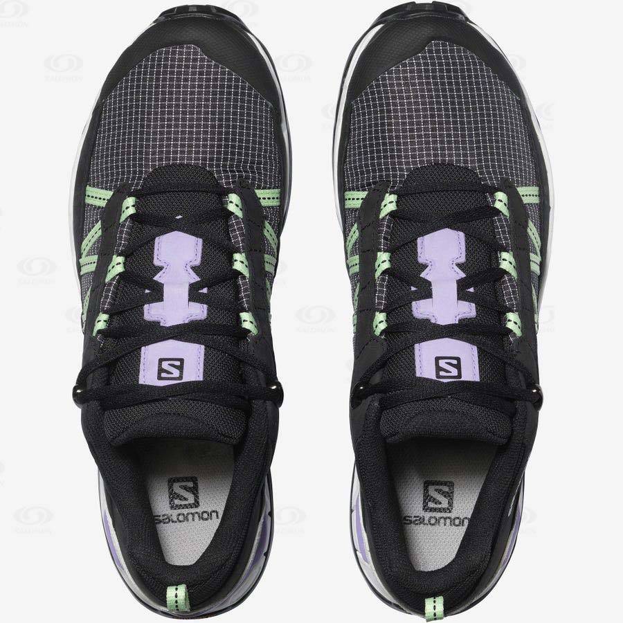 Pánské Tenisky Salomon SHELTER LOW LEATHER Černé Šedé | CZ-N1505