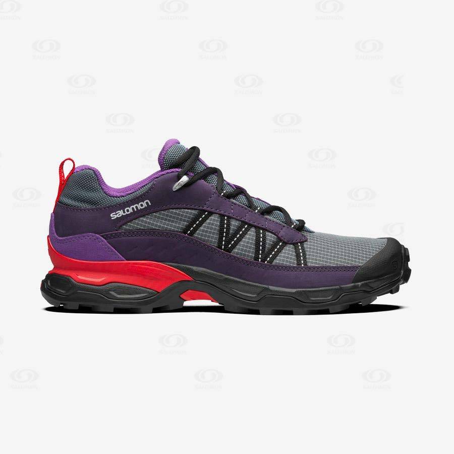 Pánské Tenisky Salomon SHELTER LOW LEATHER Fialové | CZ-O1315