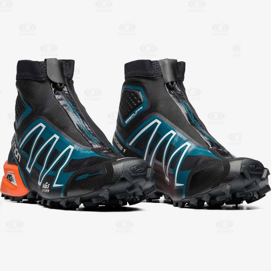 Pánské Tenisky Salomon SNOWCROSS ADVANCED Černé Blankyt Oranžové | CZ-N2485