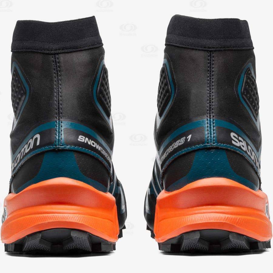 Pánské Tenisky Salomon SNOWCROSS ADVANCED Černé Blankyt Oranžové | CZ-N2485