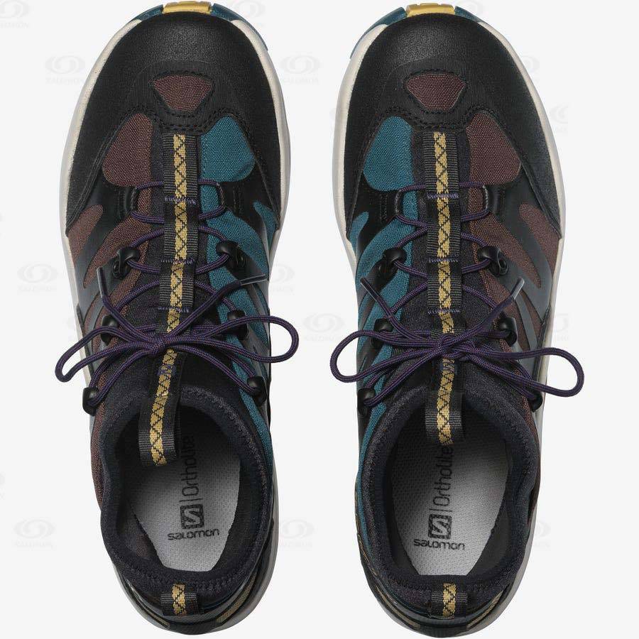 Pánské Tenisky Salomon XA PRO 1 MID GORE-TEX Čokolády Černé | CZ-W1350