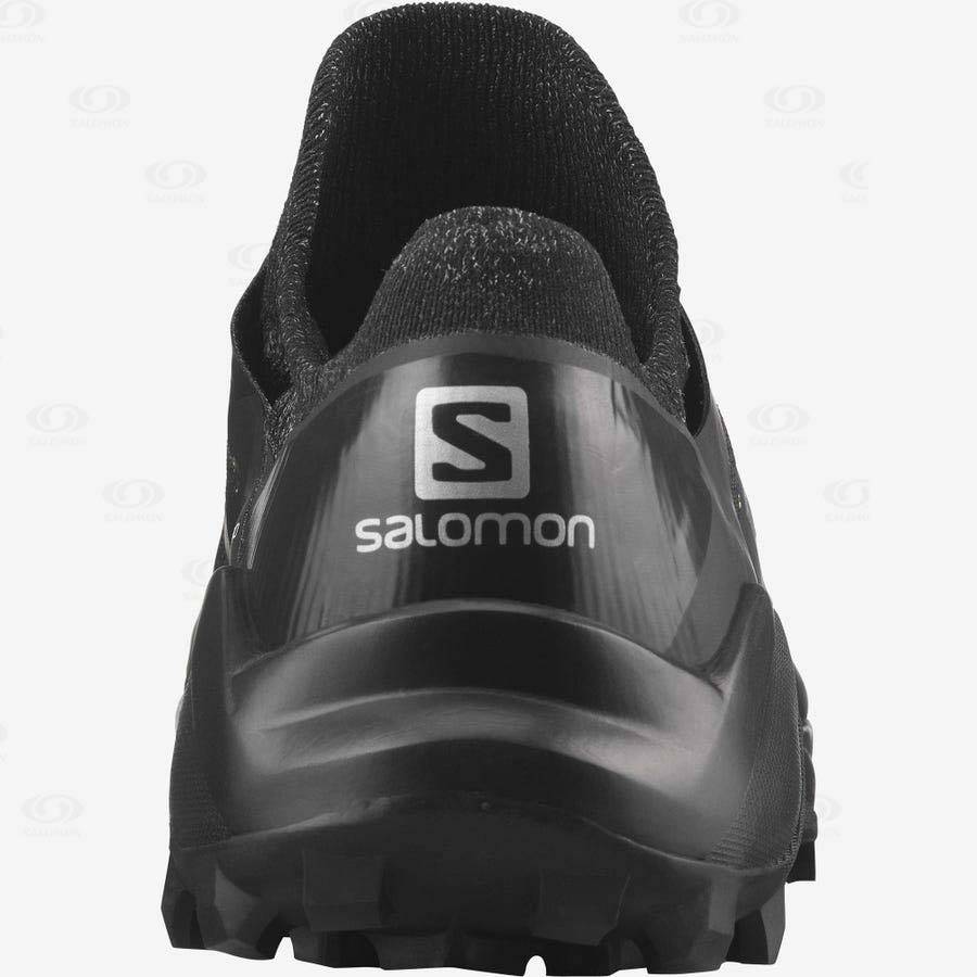 Pánské Trailové Běžecké Boty Salomon CROSS PRO 2 Černé | CZ-S2584