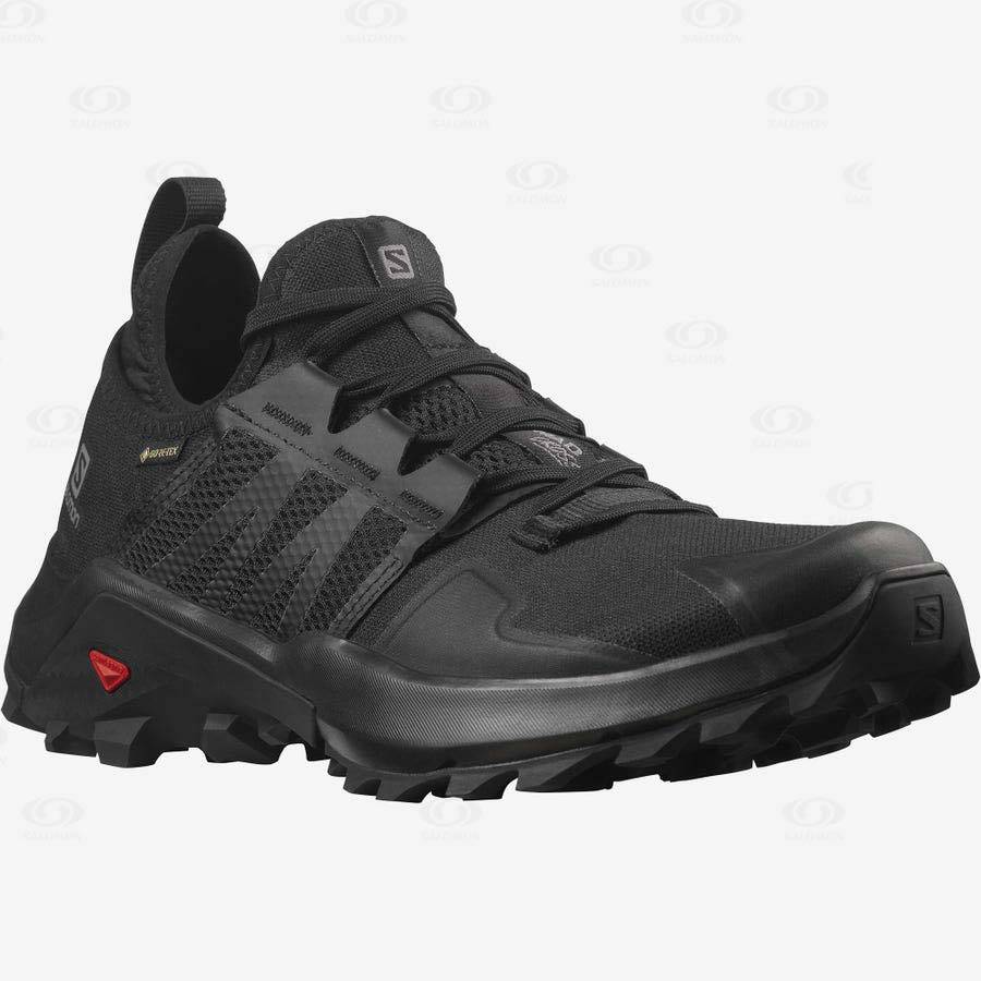 Pánské Trailové Běžecké Boty Salomon MADCROSS GORE-TEX Černé | CZ-N1036