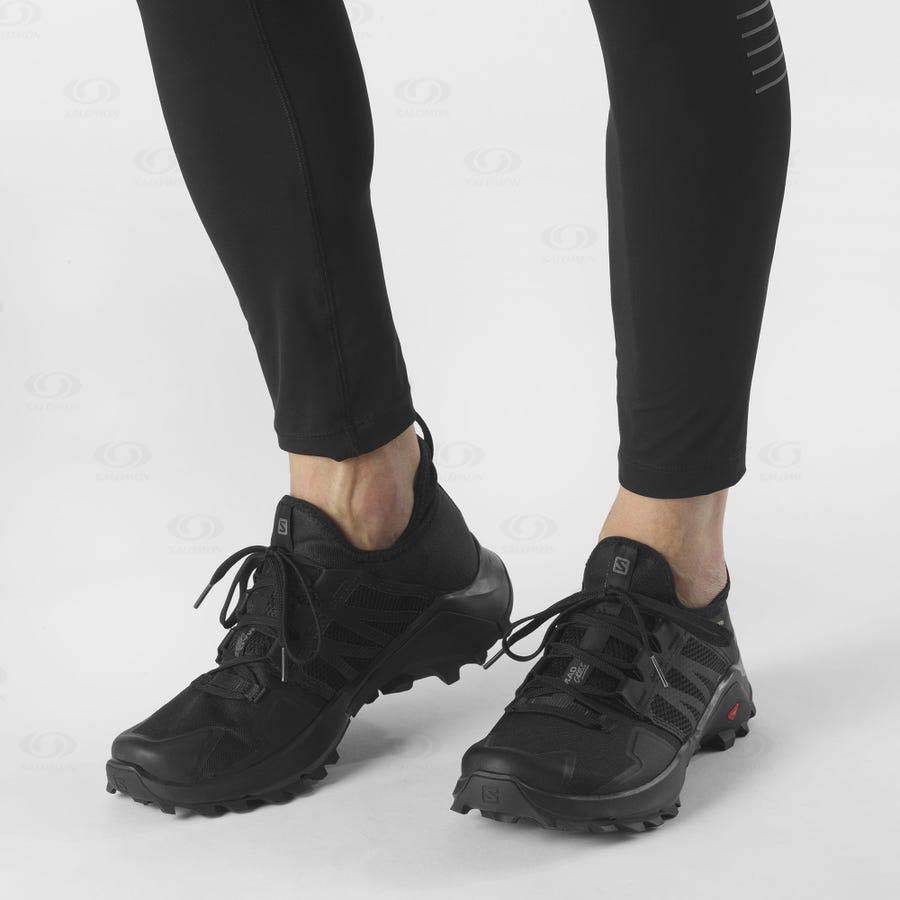 Pánské Trailové Běžecké Boty Salomon MADCROSS GORE-TEX Černé | CZ-N1036