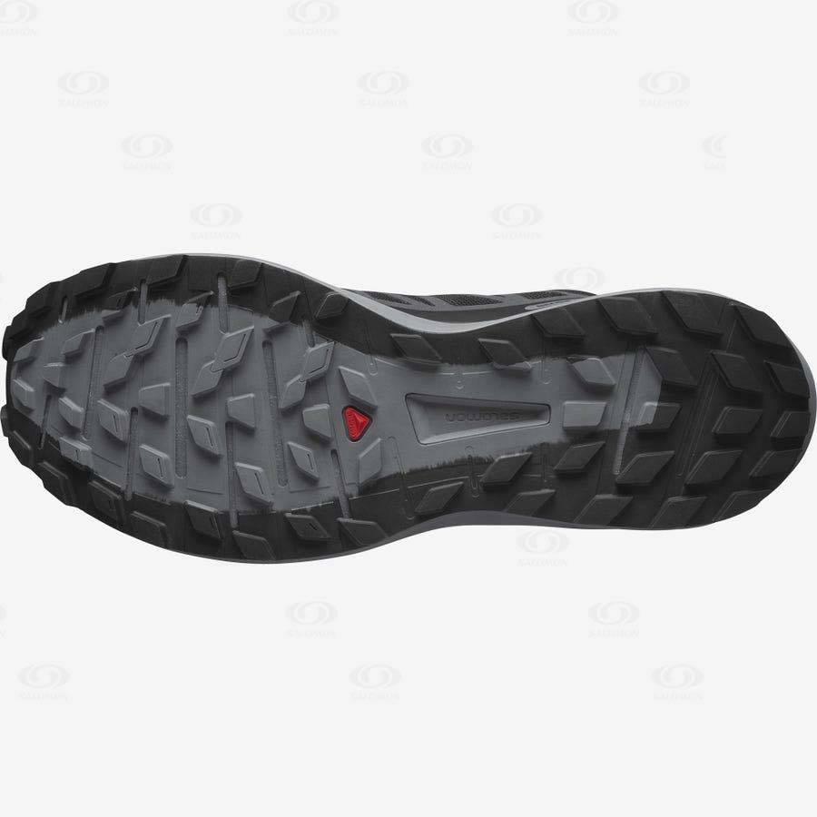 Pánské Trailové Běžecké Boty Salomon SENSE RIDE 4 GORE-TEX INVISIBLE FIT Černé Černé | CZ-W3720