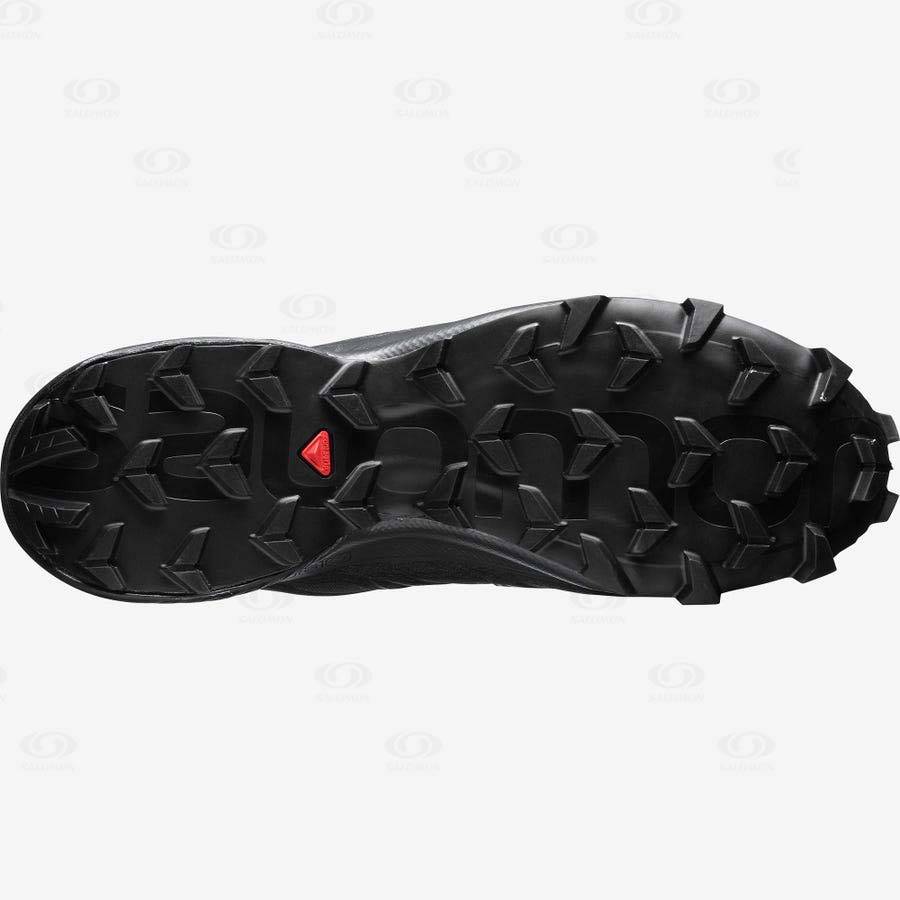 Pánské Trailové Běžecké Boty Salomon SPEEDCROSS 5 WIDE Černé | CZ-N2303