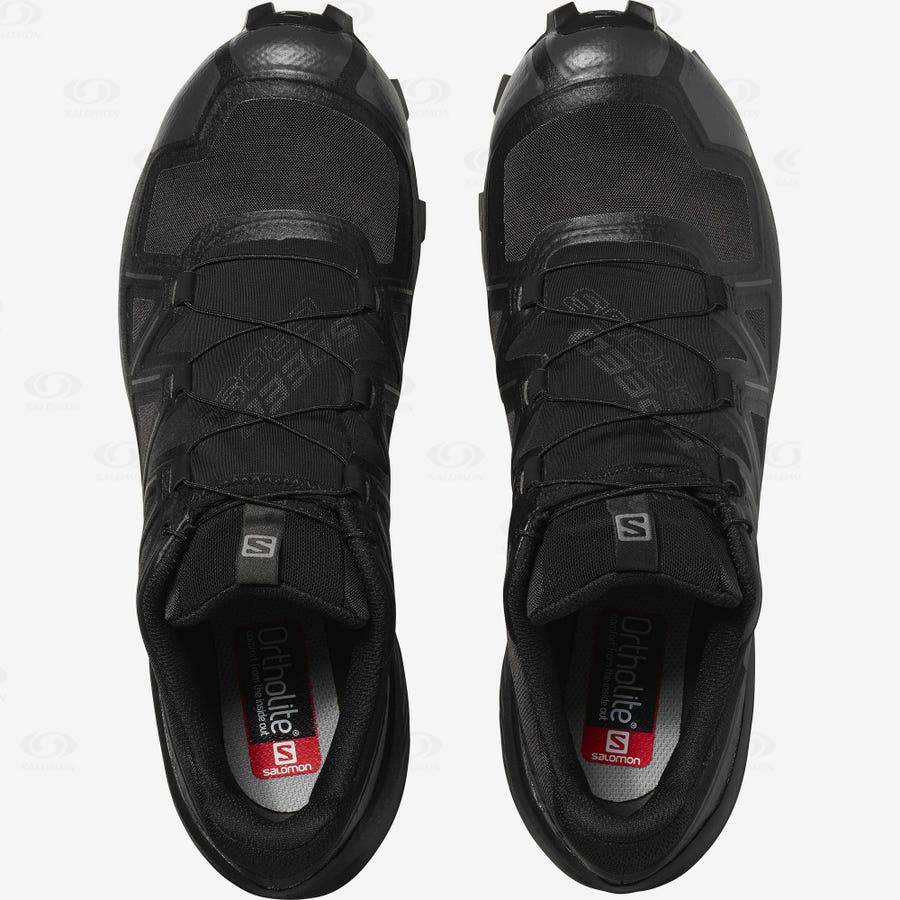 Pánské Trailové Běžecké Boty Salomon SPEEDCROSS 5 GORE-TEX Černé | CZ-O1420
