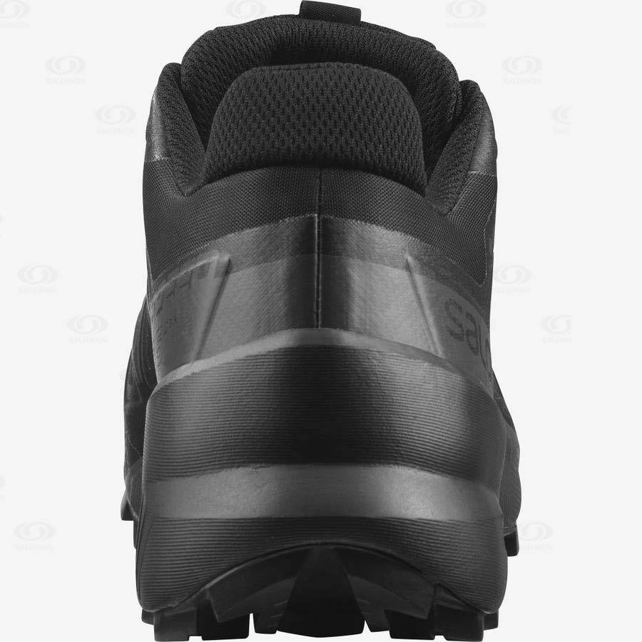 Pánské Trailové Běžecké Boty Salomon SPEEDCROSS 5 GORE-TEX Černé | CZ-O1420
