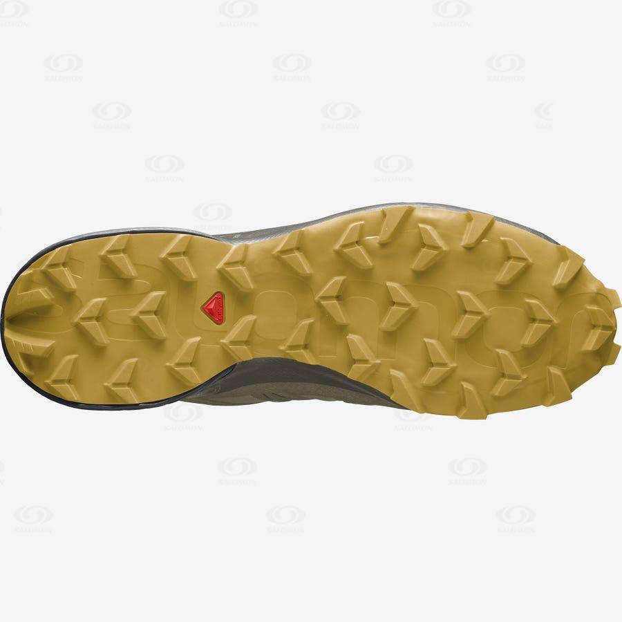 Pánské Trailové Běžecké Boty Salomon SPEEDCROSS 5 GORE-TEX Olivy Zelené | CZ-W3240