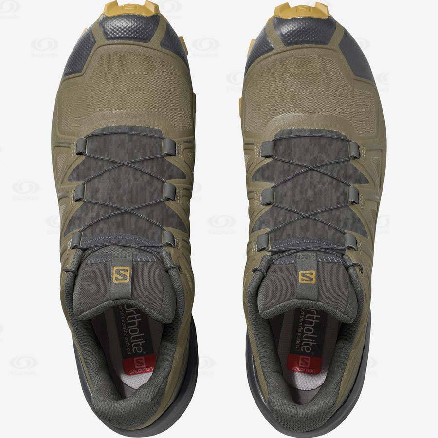 Pánské Trailové Běžecké Boty Salomon SPEEDCROSS 5 GORE-TEX Olivy Zelené | CZ-W3240