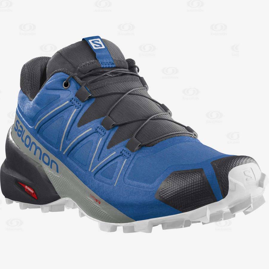 Pánské Trailové Běžecké Boty Salomon SPEEDCROSS 5 Blankyt Černé | CZ-W3280
