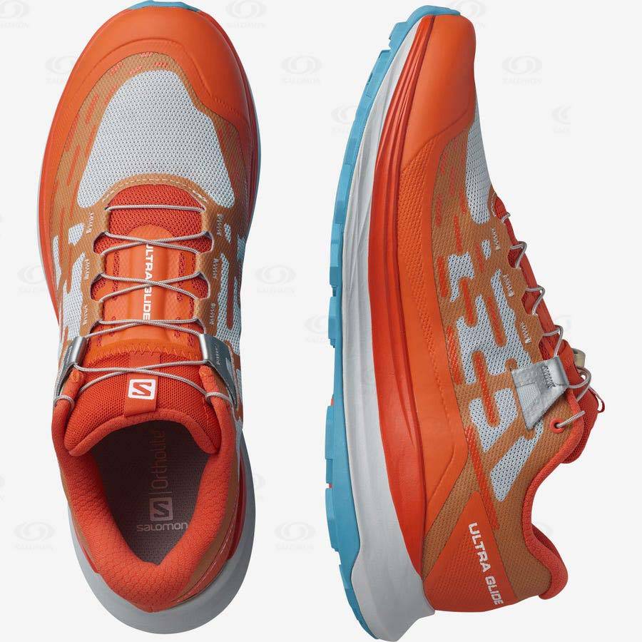Pánské Trailové Běžecké Boty Salomon ULTRA GLIDE Oranžové | CZ-O1609