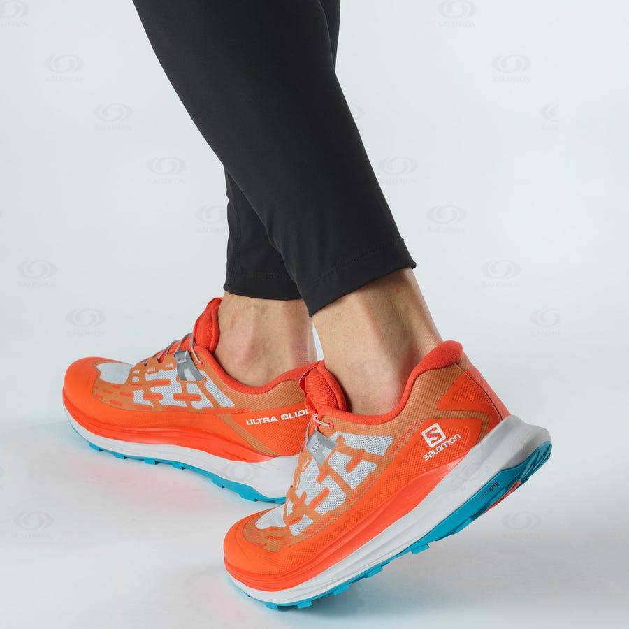 Pánské Trailové Běžecké Boty Salomon ULTRA GLIDE Oranžové | CZ-O1609