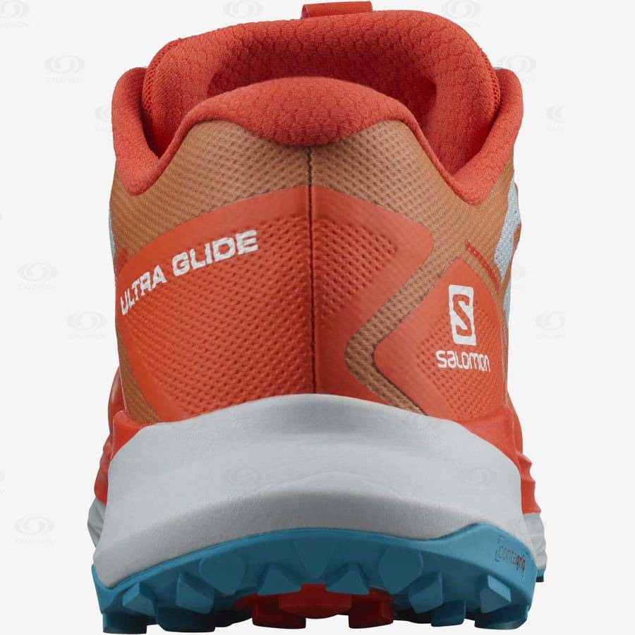 Pánské Trailové Běžecké Boty Salomon ULTRA GLIDE Oranžové | CZ-O1609