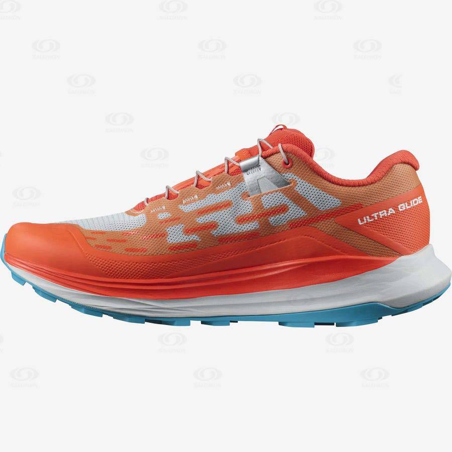 Pánské Trailové Běžecké Boty Salomon ULTRA GLIDE Oranžové | CZ-O1609