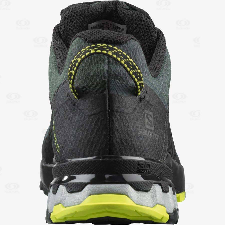 Pánské Trailové Běžecké Boty Salomon XA WILD GORE-TEX Černé Olivy Zelené | CZ-O2442