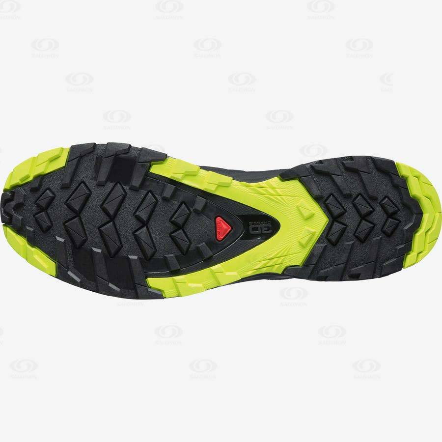 Pánské Trailové Běžecké Boty Salomon XA WILD GORE-TEX Černé Olivy Zelené | CZ-O2442