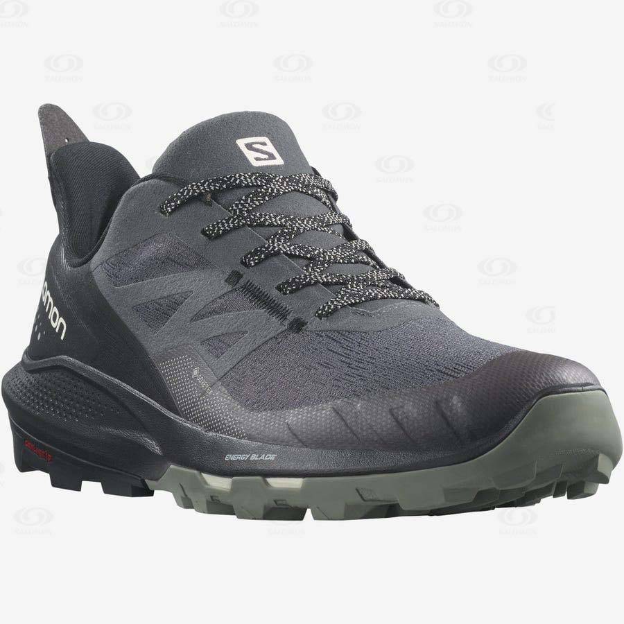 Pánské Trekové Boty Salomon OUTPULSE GORE-TEX Šedé | CZ-M1965