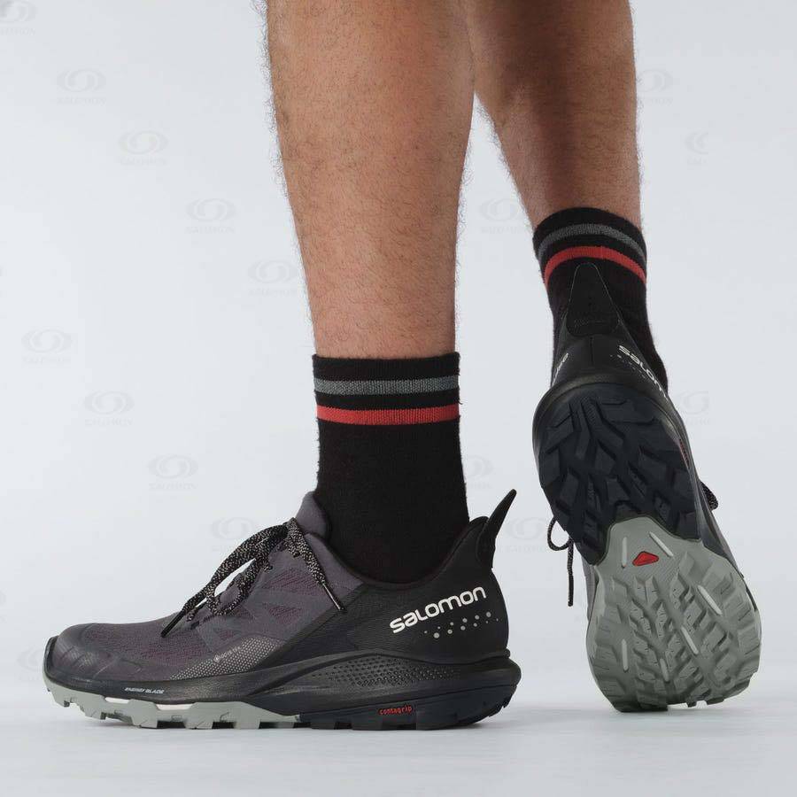 Pánské Trekové Boty Salomon OUTPULSE GORE-TEX Šedé | CZ-M1965