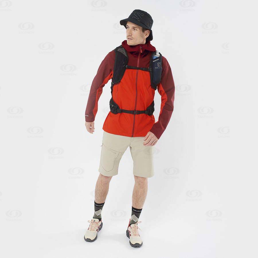Pánské Trekové Boty Salomon OUTPULSE GORE-TEX Béžový | CZ-S1009