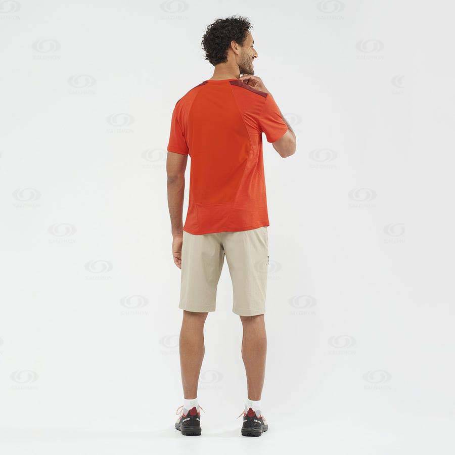 Pánské Trekové Boty Salomon OUTPULSE GORE-TEX Béžový | CZ-S1009