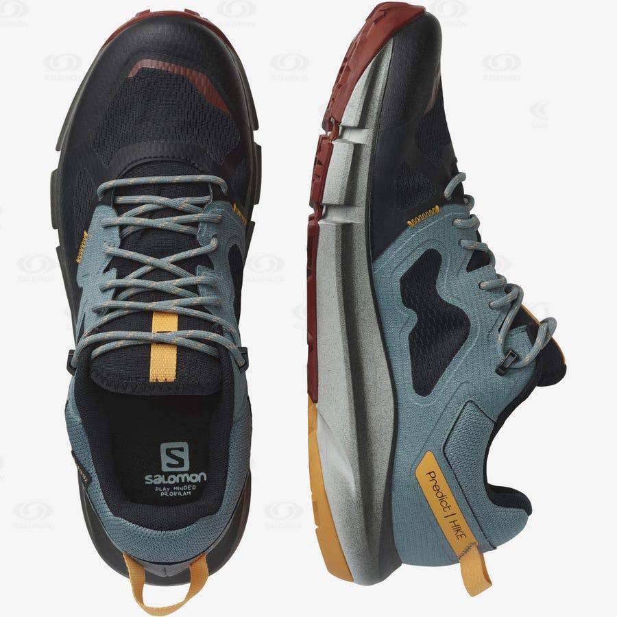 Pánské Trekové Boty Salomon PREDICT HIKE GORE-TEX Černé Oranžové | CZ-A1122