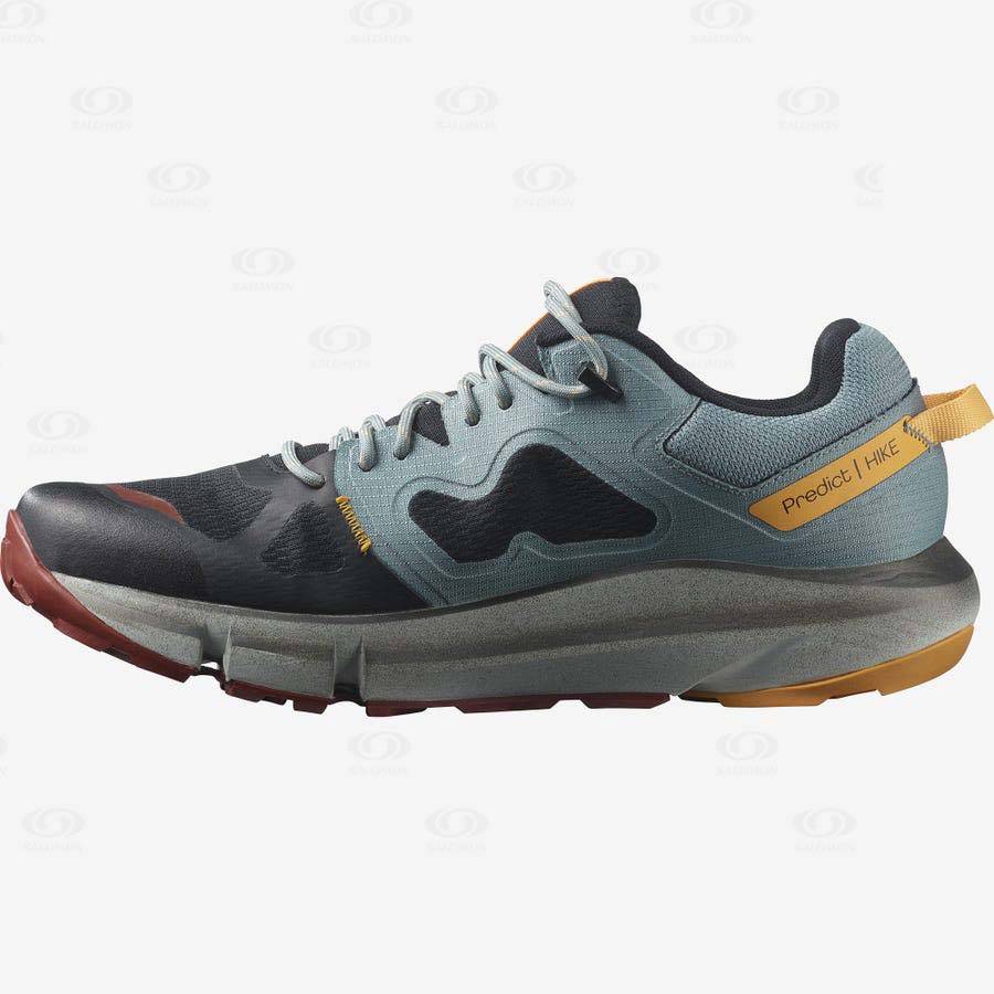 Pánské Trekové Boty Salomon PREDICT HIKE GORE-TEX Černé Oranžové | CZ-A1122