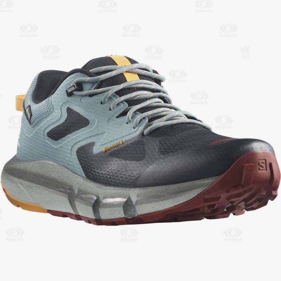 Pánské Trekové Boty Salomon PREDICT HIKE GORE-TEX Černé Oranžové | CZ-A1122