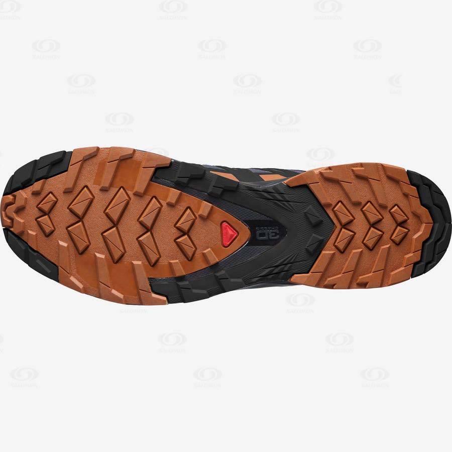 Pánské Trekové Boty Salomon XA PRO 3D V8 GORE-TEX WIDE Černé | CZ-N1736