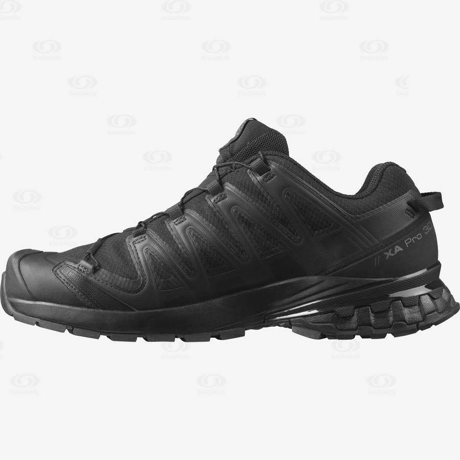 Pánské Trekové Boty Salomon XA PRO 3D v8 GORE-TEX Šedé Černé | CZ-L2257