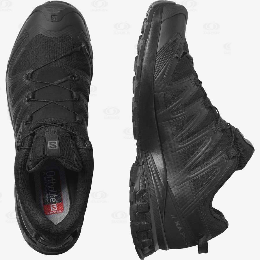 Pánské Trekové Boty Salomon XA PRO 3D v8 GORE-TEX Šedé Černé | CZ-L2257