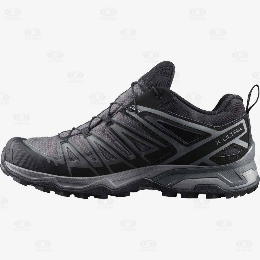 Pánské Trekové Boty Salomon X ULTRA 3 GORE-TEX Šedé | CZ-O2323