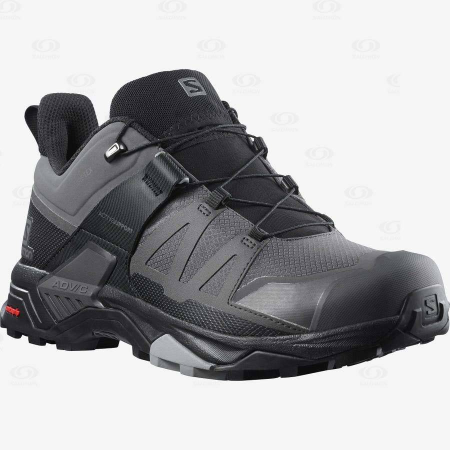 Pánské Trekové Boty Salomon X ULTRA 4 GORE-TEX Šedé | CZ-A2375