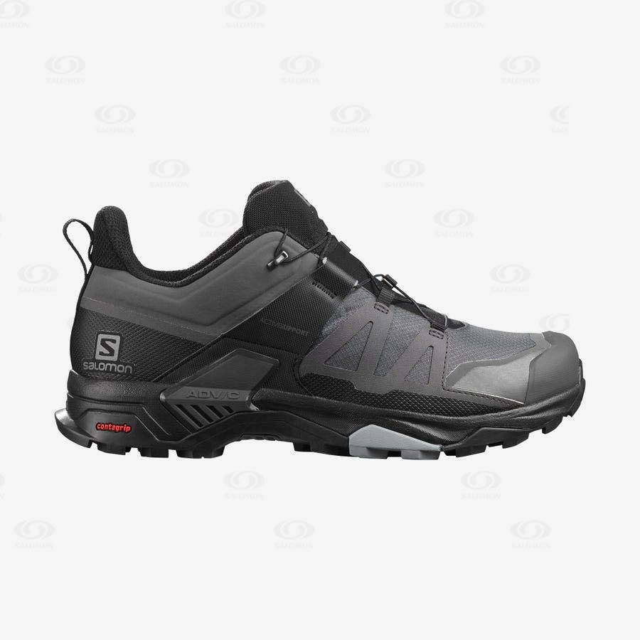 Pánské Trekové Boty Salomon X ULTRA 4 GORE-TEX Šedé | CZ-A2375