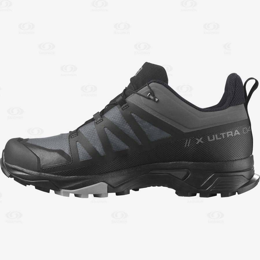 Pánské Trekové Boty Salomon X ULTRA 4 GORE-TEX Šedé Černé | CZ-S2423