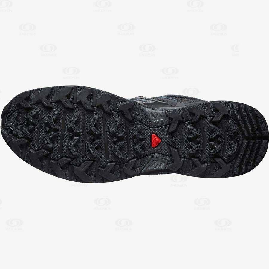 Pánské Trekové Boty Salomon X ULTRA PIONEER CLIMASALOMON™ WATERPROOF Černé | CZ-L1158