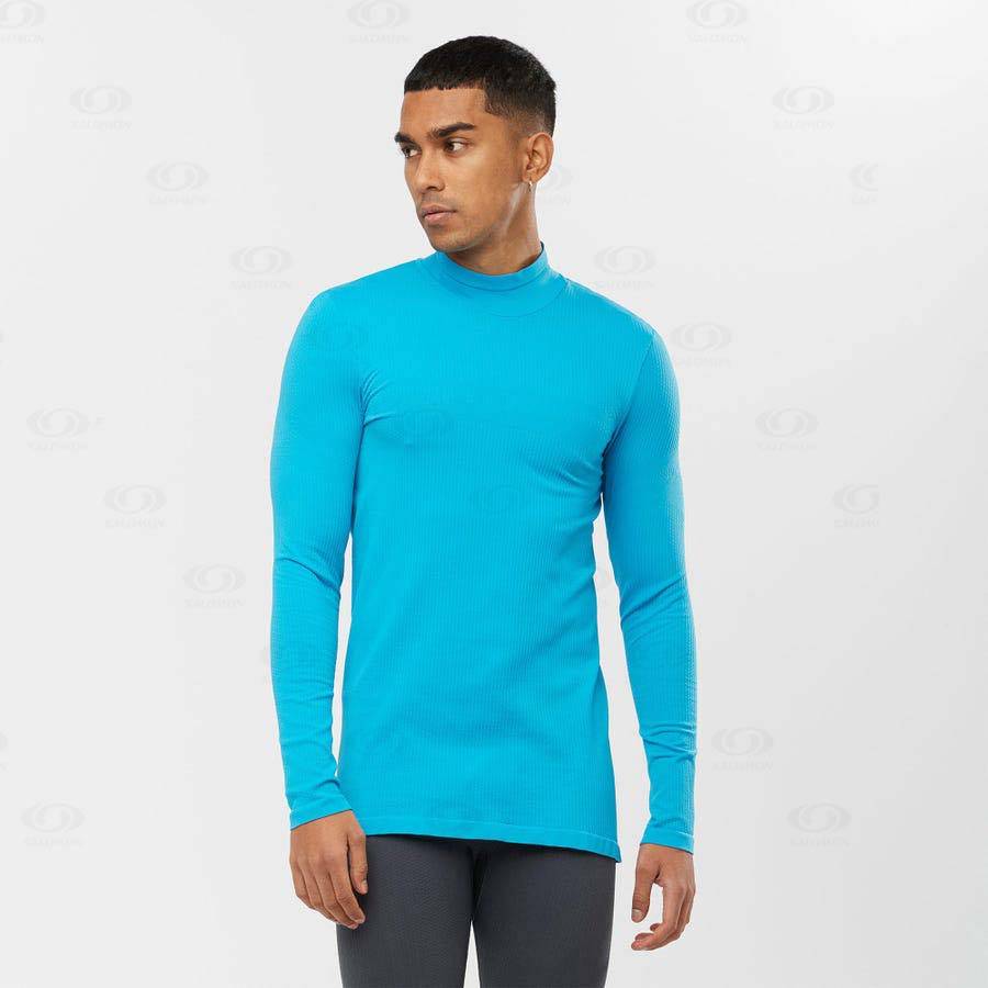 Pánské Tričko Salomon ESSENTIAL SEAMLESS Blankyt | CZ-S2486