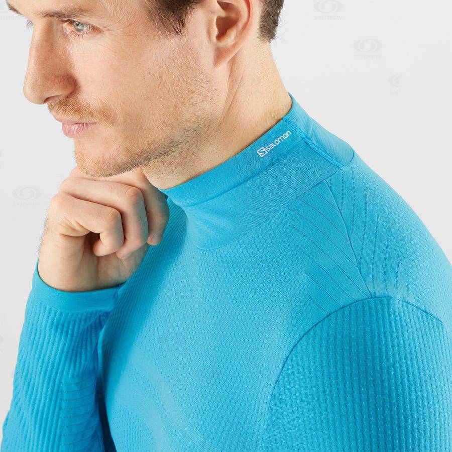 Pánské Tričko Salomon ESSENTIAL SEAMLESS Blankyt | CZ-S2486