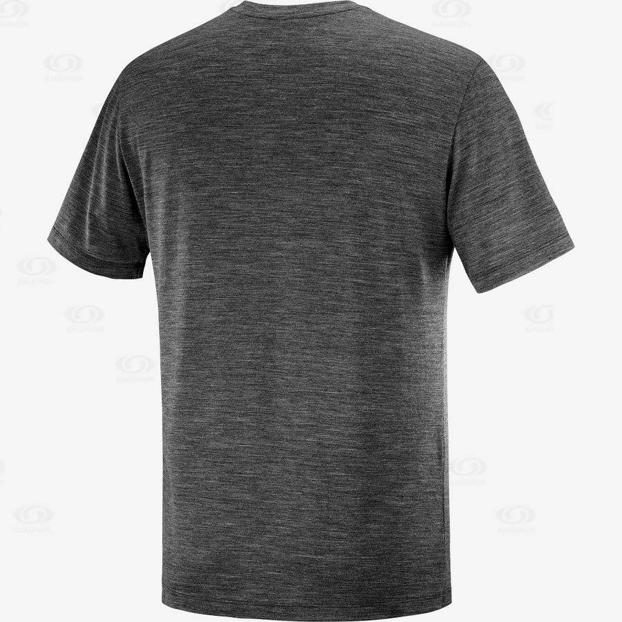Pánské Tričko Salomon OUTLIFE MERINO BLEND Černé | CZ-L1116